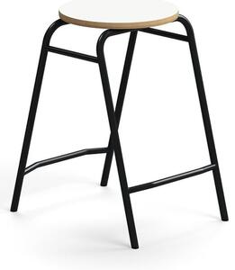 AJ Produkty Stolička ALTUS, výška 590 mm, antracitová/bílá