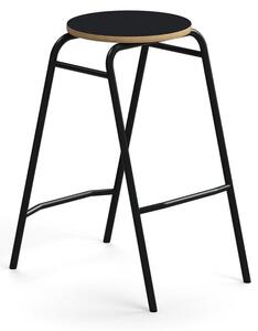 AJ Produkty Barová stolička ALTUS, výška 690 mm, antracitová