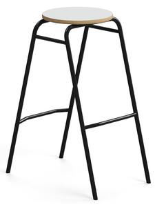 AJ Produkty Barová stolička ALTUS, výška 790 mm, antracitová/šedá