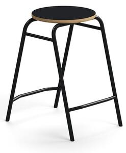 AJ Produkty Stolička ALTUS, výška 590 mm, antracitová
