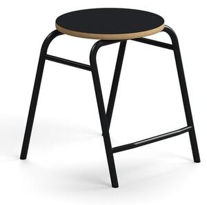 AJ Produkty Stolička ALTUS, výška 440 mm, antracitová