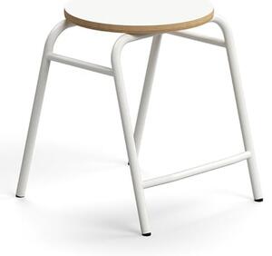 AJ Produkty Stolička ALTUS, výška 440 mm, bílá
