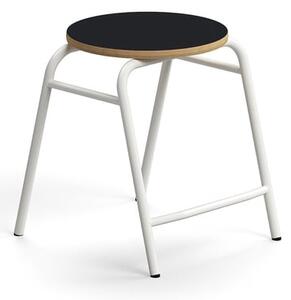 AJ Produkty Stolička ALTUS, výška 440 mm, bílá/antracitová