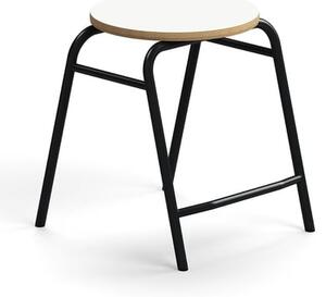 AJ Produkty Stolička ALTUS, výška 440 mm, antracitová/bílá