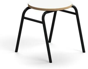 AJ Produkty Stolička ALTUS, výška 380 mm, antracitová/bílá
