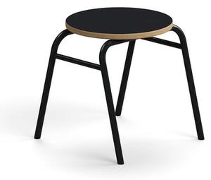 AJ Produkty Stolička ALTUS, výška 380 mm, antracitová