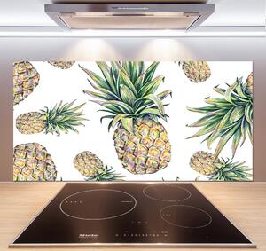 Skleněný panel do kuchyně Ananasy pksh-81401502