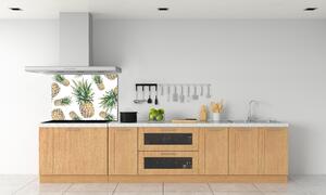 Skleněný panel do kuchyně Ananasy pksh-81401502