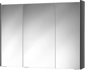 Zrcadlová skříňka KHX s LED osvětlením, šířka 100 cm, koupelnová skříňka vyrobená z MDF, s zásuvkou | Barva: antracit