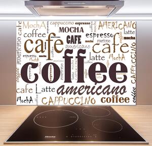 Skleněný panel do kuchyně Káva pksh-81608556