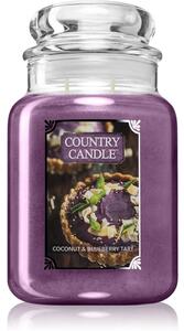 Country Candle Coconut & Blueberry Tart vonná svíčka 680 g