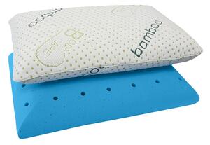 Bazyl.cz Polštář z paměťové pěny BLUE ICE 12cm - 40 x 60 cm