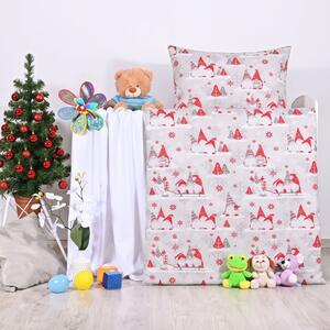 Vánoční povlečení Buddy červené EMI, Dětský set 90x130 + 45x65