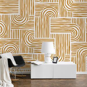 Fototapety Vzor abstraktních linií a křivek, Fototapety abstraktní, u99089v3 : uwalls.cz