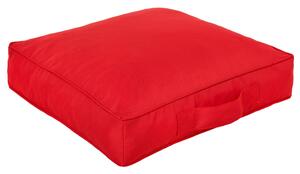 Čtvercový sedák - červený nylon