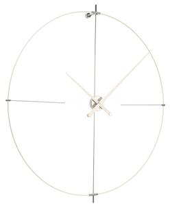 Designové nástěnné hodiny Nomon Bilbao L bílé 110cm