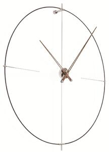 Luxusní designové nástěnné hodiny Nomon Bilbao N 110cm, ořechové-černé