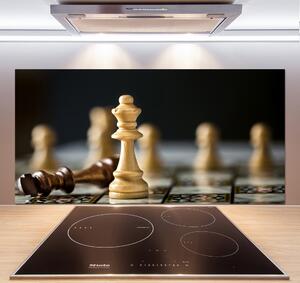 Skleněný panel do kuchyně Šachy pksh-82288624
