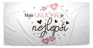 Sablio Ručník Moje vnučka je nejlepší - 30x50 cm