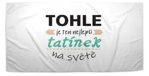 Sablio Ručník Tohle je ten nejlepší tatínek na světě - 30x50 cm