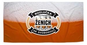 Sablio Ručník Rozlučka se svobodou ženicha - 30x50 cm