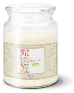 Sablio Svíčka Vítej na světě, baby - 500 g