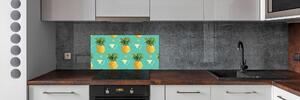 Skleněný panel do kuchyně Ananasy pksh-82700276