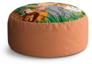 Sablio Taburet Circle Zoo: 38x48 cm