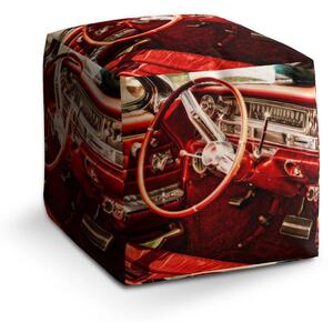 Sablio Taburet Cube Interiér automobilu - 40x40x40 cm