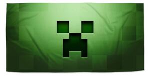 Sablio Ručník Green Blocks - 50x100 cm