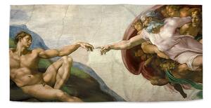 Sablio Ručník Stvoření Adama - Michelangelo Buonarroti - 30x50 cm