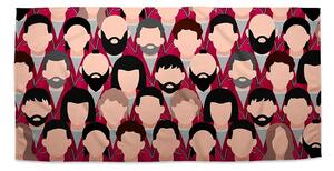 Sablio Ručník Money heist Anonymní tváře - 30x50 cm