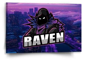 Sablio Obraz FORTNITE RAVEN Steampunk město - 60x40 cm