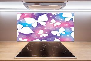 Skleněný panel do kuchyně Motýli pksh-82993936