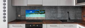 Panel do kuchyně Tropická pláž pksh-83145029