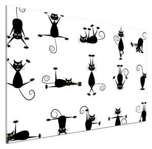Panel do kuchyně Kočky ilustrace pksh-83171265