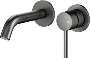 KFA Armatura Moza Gun Metal Grey umyvadlová baterie pod omítku grafitová 5039-810-61