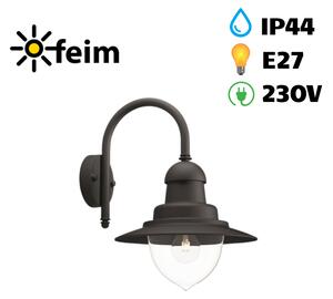 Philips 01652/30/PN Raindrop venkovní nástenné svítidlo 1xE27 IP44 černá