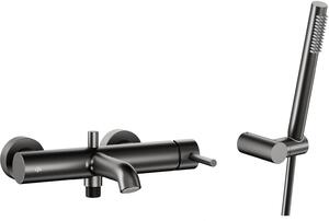 KFA Armatura Moza Gun Metal Grey vanová baterie na stěnu grafitová 5034-520-61