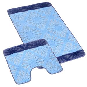 BELLATEX SADA BANY 60x100 + 60x50 cm - s výkrojem Modrá sada 60x100, 60x50 cm