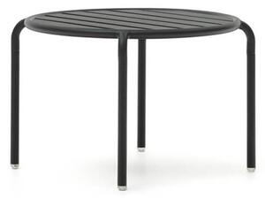 MUZZA Zahradní odkládací stolek colnos Ø 60 cm šedý