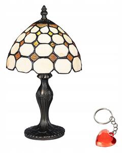 Stolní lampa Rabalux Marvel hnědá a béžová 40 W
