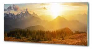 Panel do kuchyně Západ slunce hory pksh-84116149