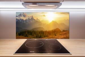 Panel do kuchyně Západ slunce hory pksh-84116149