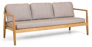 Jati Kebon Pohovka 3-místná Tofino Teak, Jati Kebon, 191x75x71 cm, rám teak, bez polstrů