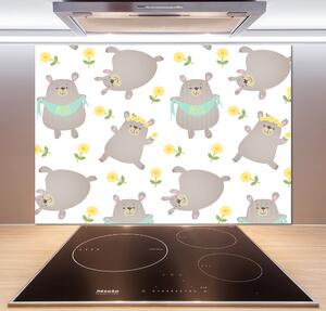 Panel do kuchyně Medvídci ilustrace pksh-84211237