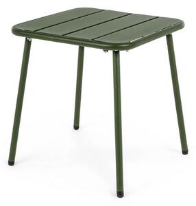 MUZZA Zahradní stolek lynmar 40 x 40 cm zelený