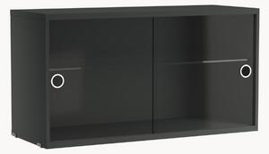 Vitrína pro modulární regálový systém's otočnými skleněnými dveřmi String System