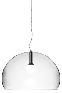 Kartell Small Fl/Y, závěsné svítidlo, sklo čiré