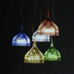 Kartell, závěsné lampy, modrá
